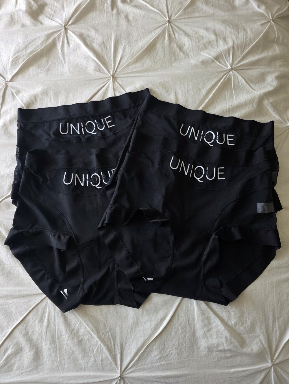 NEW 4-Pack UNIQUE Tummy Control Butt Lifter Shaping Panties Black
